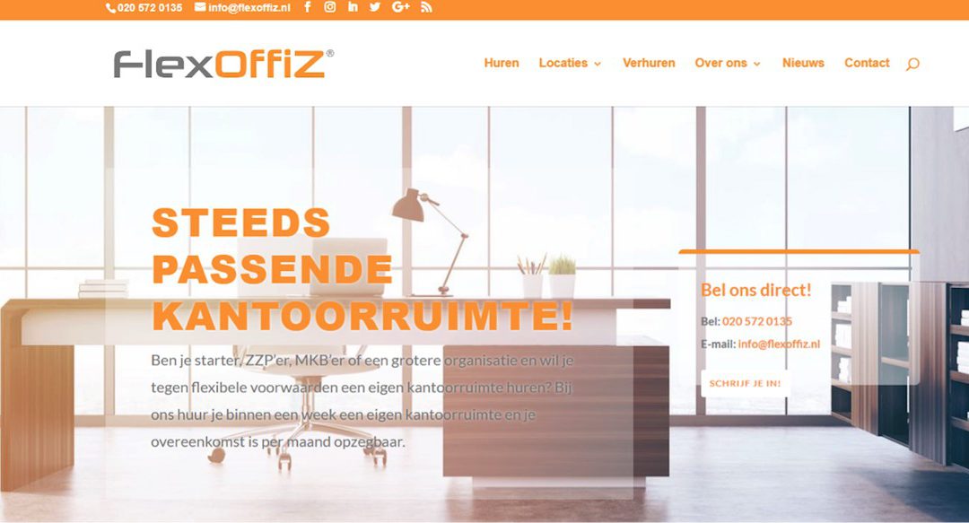 FlexOffiZ heeft een nieuwe website